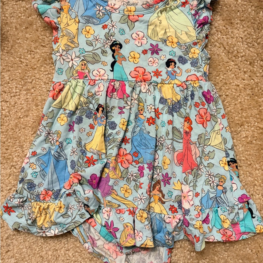 Posh Peanut Princess Print Dress - Multicolor